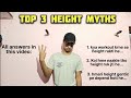 Height Myth’s  (Reasons your height is not increasing📈)