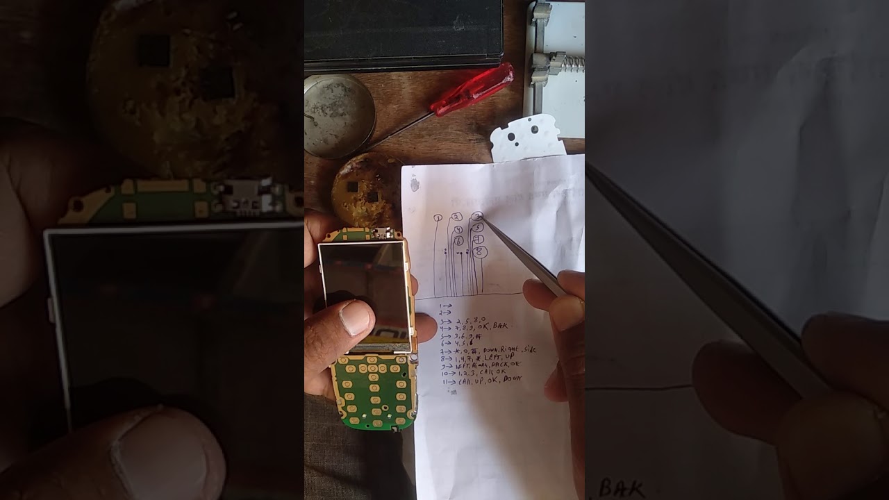 NOKIA 3310 TA-1030 all keypad problem solution l subscribe please