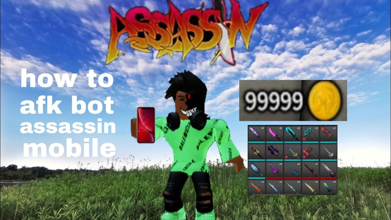 Roblox Assassin How To Afk Bot Mobile Youtube - roblox afk bot 2020