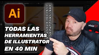  ⚡  ¡Todas las herramientas de Adobe Illustrator en 40 Minutos!