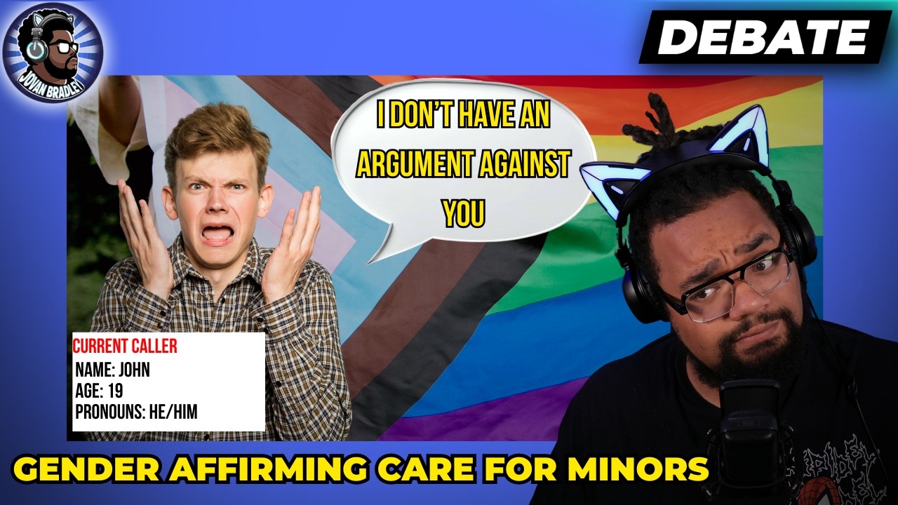 His WHOLE ARGUMENT gets dismantled  || JOVAN DEBATES