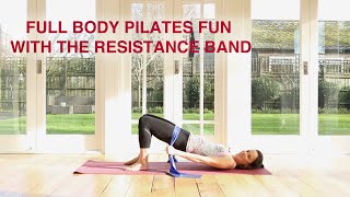 Full Body Pilates Fun with The Resistance Band 35 mins