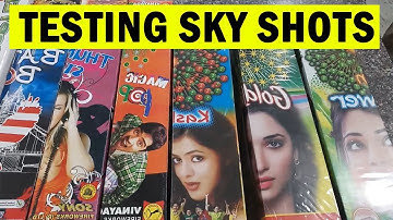 Diwali Celebrations Sky Shots Testing 2019 | Types Of Skyshot | Crackers Testing Video