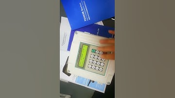 video of white case wall mounted ultrasonic flow meter