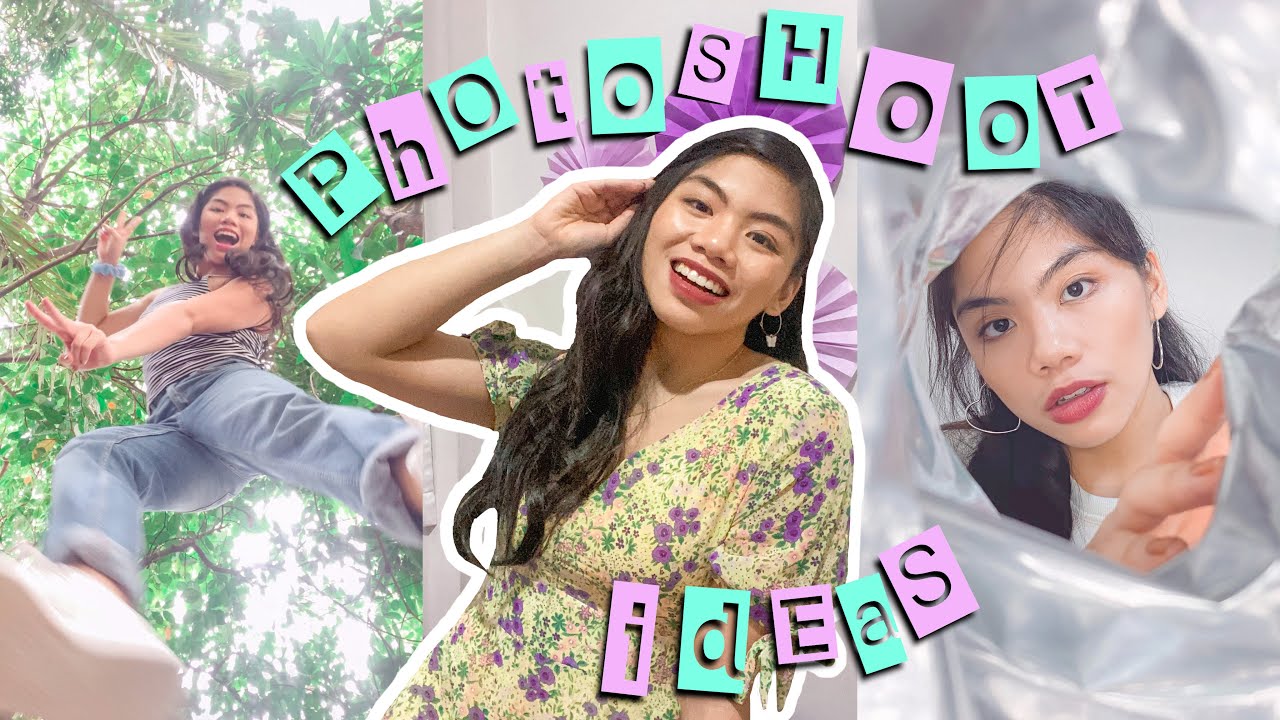 AT HOME PHOTOSHOOT IDEAS with just an iPhone camera📱(aesthetic, IG ...