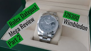 Rolex Datejust Mega Review Part 2 - Rolex Datejust 41 126300 In-Depth Review