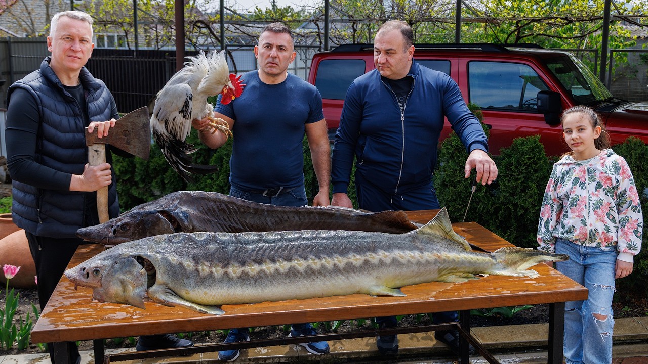 ЦАРСКИЙ РЫБНЫЙ СУП с ПЕТУХОМ и ОСЕТРИНОЙ. ВЗРЫВ ВКУСА!