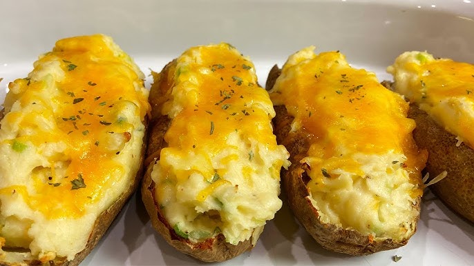 Twice Baked Potatoes Recipe - How to Make Twice Baked Potatoes