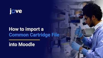 Tutorial: How to import a common cartridge file into Moodle