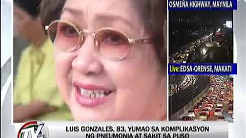 Actor Luis Gonzales passes away