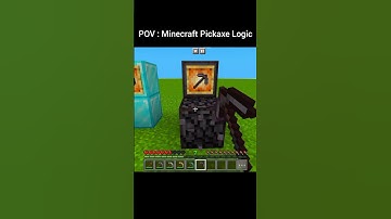 Minecraft Pickaxe ⛏️ Logic