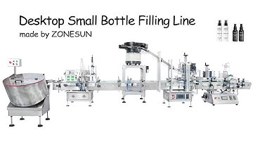How To Use ZS-FAL180D3 Desktop Small Bottle Filling Line