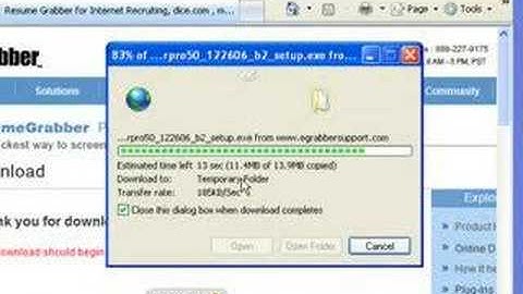 ResumeGrabber captures your resumes from any source