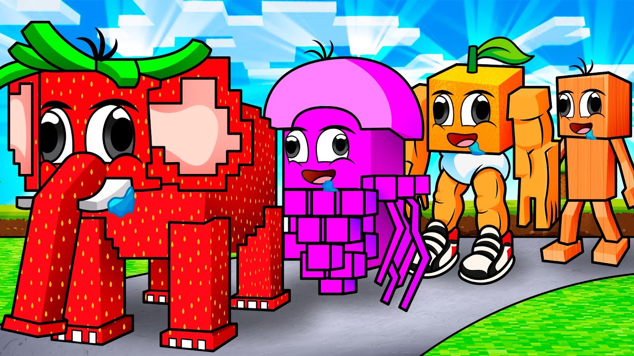NACIMIENTO a MUERTE como un BRAINROT SECRETO en Minecraft 😱 BEBE NOOB