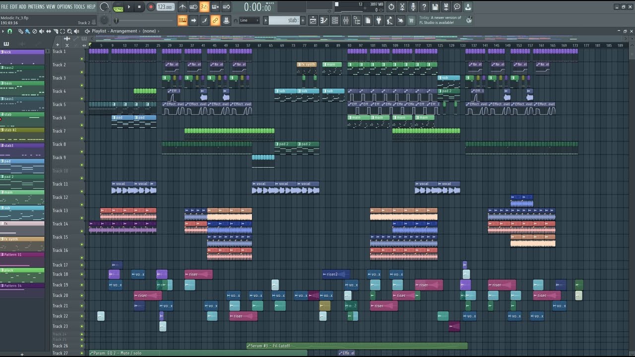 Melodic Techno Leads Fx & Progressive Sound Design - Fl Studio Guide (FLP Project & FREE MIDI)