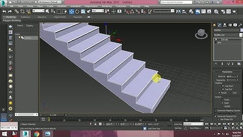 3ds max how to create a stairs case [hindi] Stair Design in 3ds MAX | 3ds Max Modeling Basic Stairs