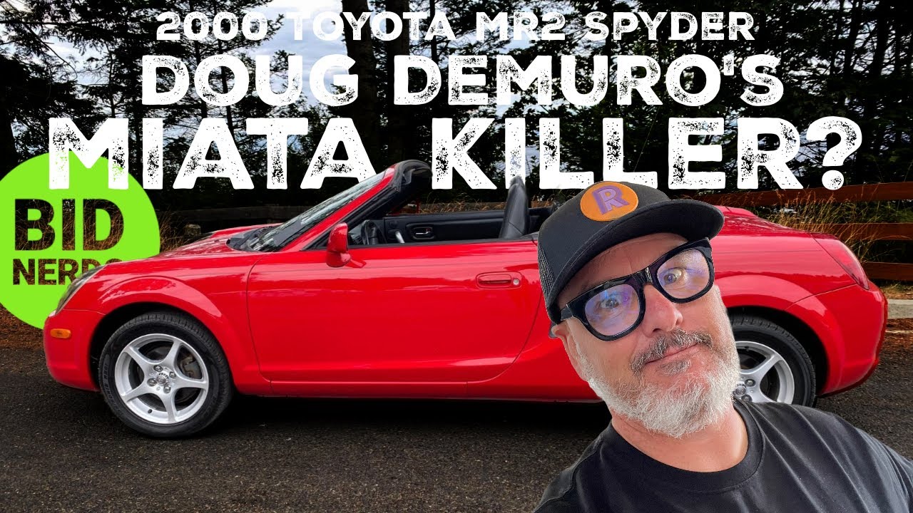 Doug DeMuro's MR2 vs. Miatas: Who Will Triumph on Cars & Bids? - YouTube