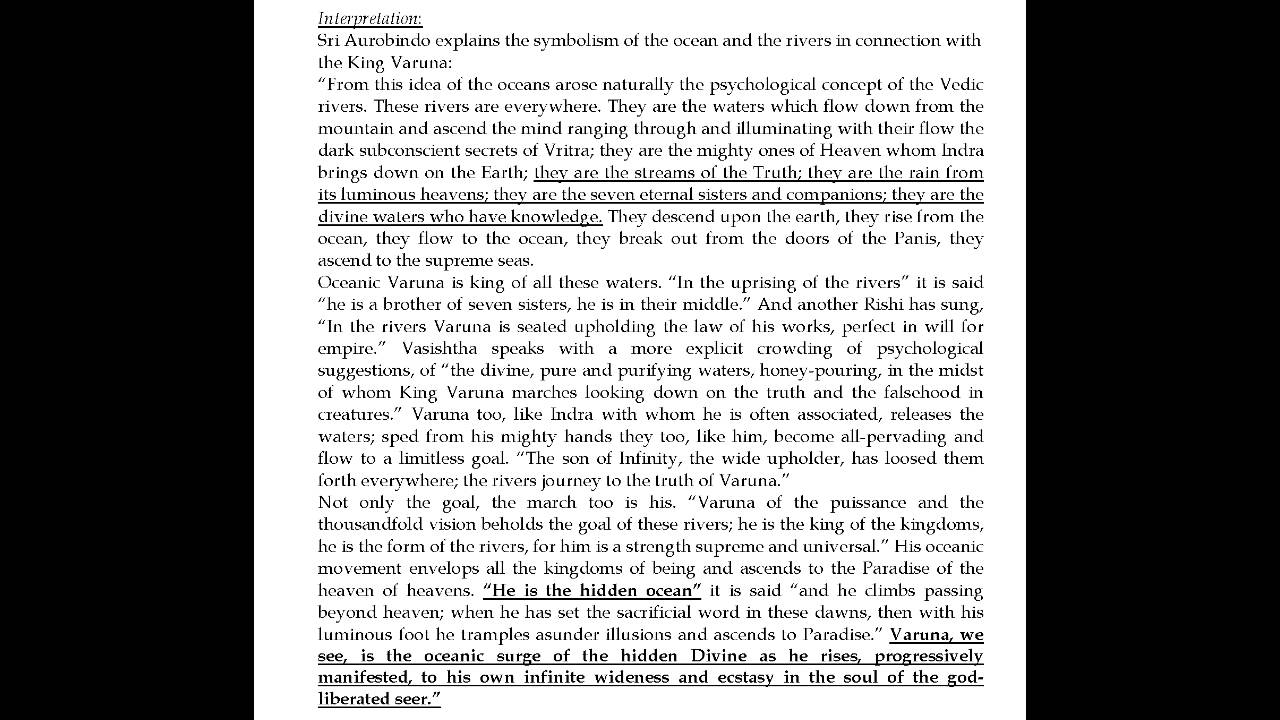 Rig Veda 5 62 Hymn to Mitra and Varuna part 2 in the light of Sri ...