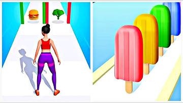 TWERK RACE 3D VS POPSICLE STACK🥶🥶 WALKTHROUGH ALL NEW NEW MAX UPDATE GAMEPLAY VIDEO TIKTOK QX1058