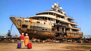 Celebrity Broke Elderly Couple Bought an Abandoned Yacht for Scrap — The Engine Room Hid $260M Profile