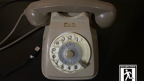 Rotary Phone for escape room