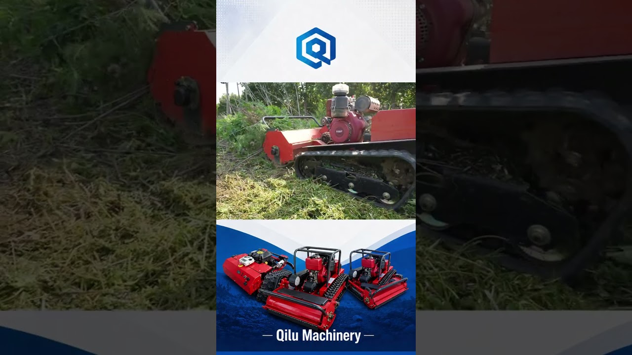 Video Center 35 Tracked Mower Up Close in Action