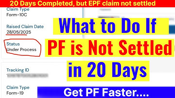 Wat te doen als PF niet binnen 20 dagen is geregeld