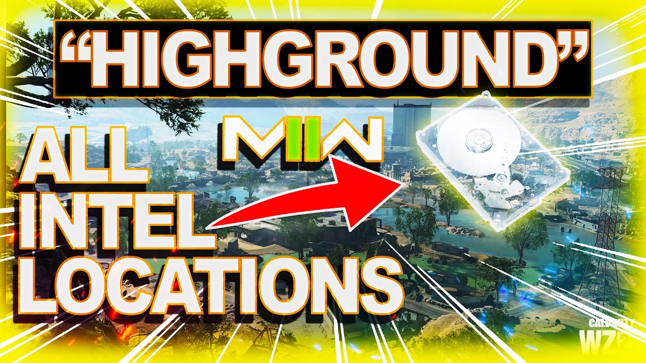 CO OP Mission Highground: All Intel Locations!