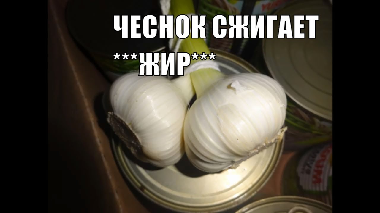 Чеснок сжигает жир Похудеть легко