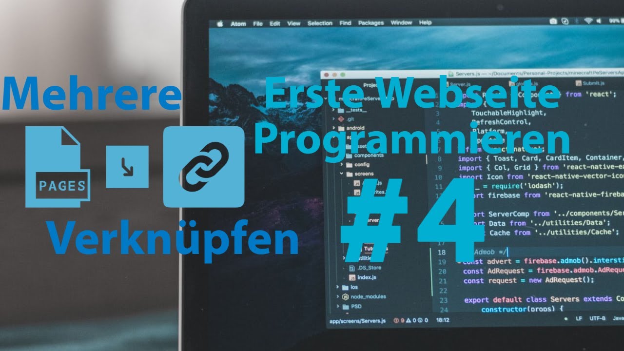 New Mehrere HTML Seiten mit Hyperlinks verknüpfen | Erste Webseite Programmieren #4 | FreshVlay