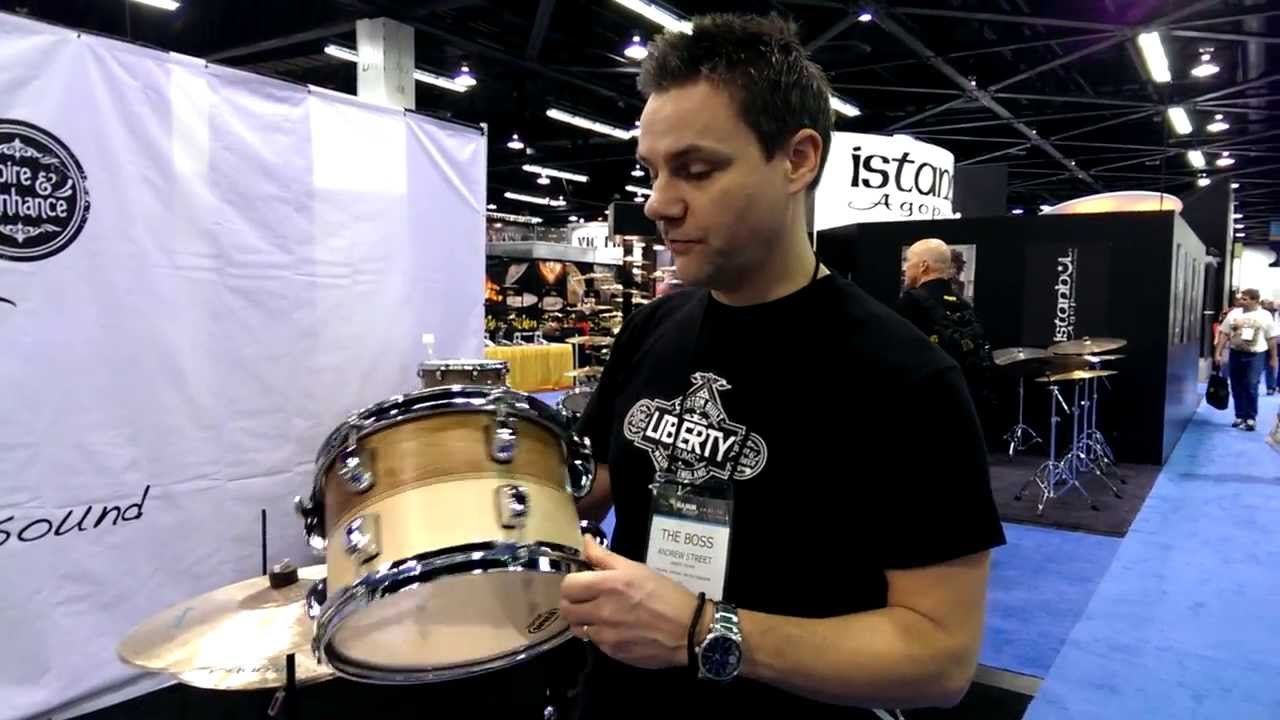 Liberty Drums NAMM Show 2014 New Gear Coverage - YouTube