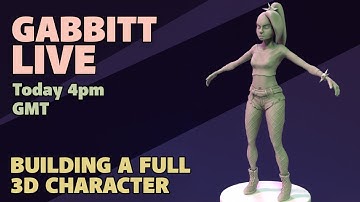 LIVE - Full character creation in Blender