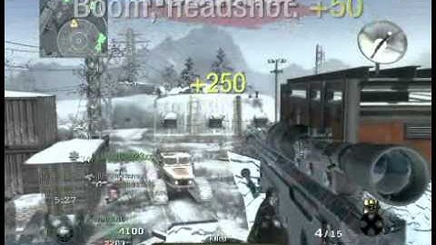 Call of duty black ops No scope across map