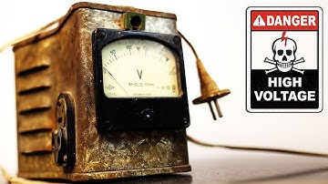 Restoration of old Soviet electric transformer from the 60s went wrong