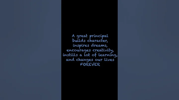 Principal Appreciation
