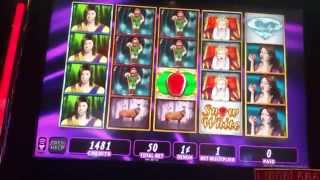 Snow White slot machine at Sands casino screenshot 2