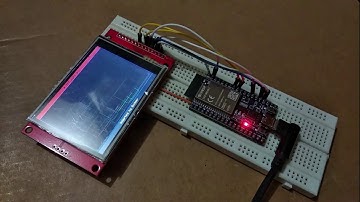 ESP32-DevKitC + 2.8inch 240x320 SPI TFT (ILI9341) using TFT_eSPI library