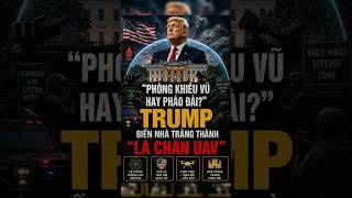 Tin quân sự quốc tế | “PHÒNG KHIÊU VŨ HAY PHÁO ĐÀI?” TRUMP BIẾN NHÀ TRẮNG THÀNH “LÁ CHẮN UAV”