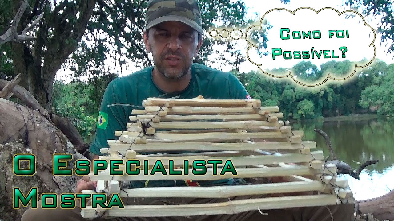 Armadilha de sobrevivência com dois item - Sobrevivência e Bushcraft