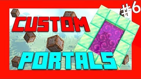 HOW to MAKE custom PORTALS ✅| Minecraft Bedrock👍| #6