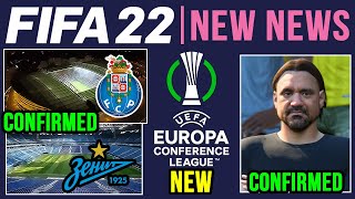 FIFA 22 NEWS & LEAKS | NEW CONFIRMED Stadiums, Face Scans, UEFA Europa Conference League & More