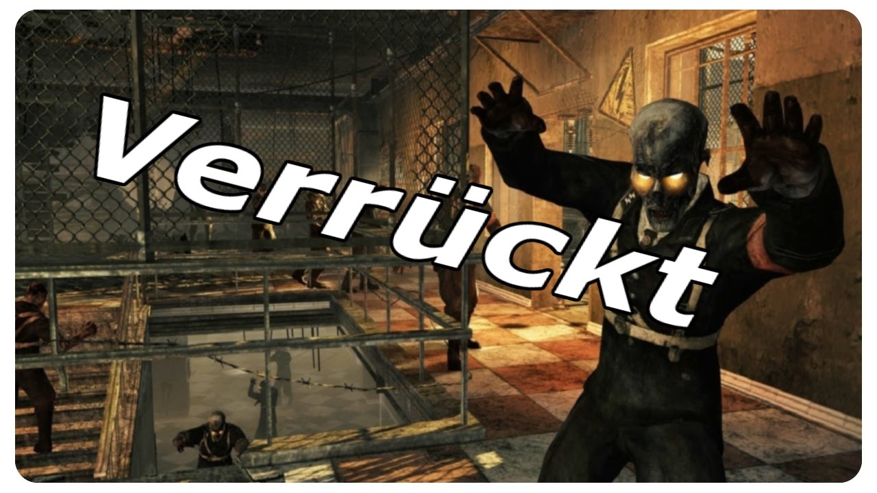 Call of Duty Black Ops Zombies - Verrückt - 3 Player - YouTube