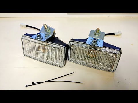 Противотуманные фары Освар 142.3743 12V 55W - установка ПТФ
