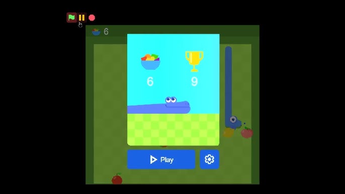 Google Snake - 249 points almost maximum score full gameplay - almost  perfect 