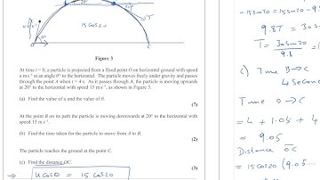 M2 Edexcel June 2015 Part 3 qu 7,8
