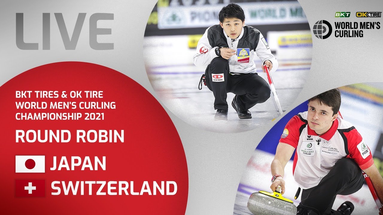 Japan v Switzerland - Round Robin - World Mens Curling Championship 2021