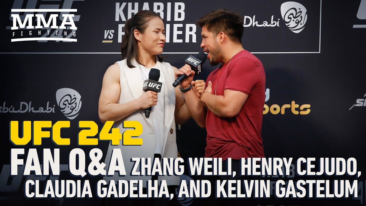 UFC 242 Fan Q&A: Henry Cejudo, Weili Zhang, Kelvin Gastelum, and Claudia Gadelha - MMA Fighting mixed martial arts nantes