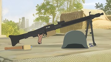 Hell Let Loose_ The arch-enemy of the MG42 machine gunner (Animation)