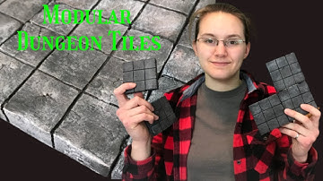 Modular Magnetic DUNGEON TILES Tutorial | DIY Terrain Project
