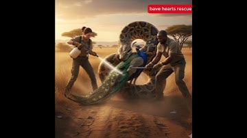save a peacock from giant python #animals #animalrescue #shorts #short #shortsviral #trending